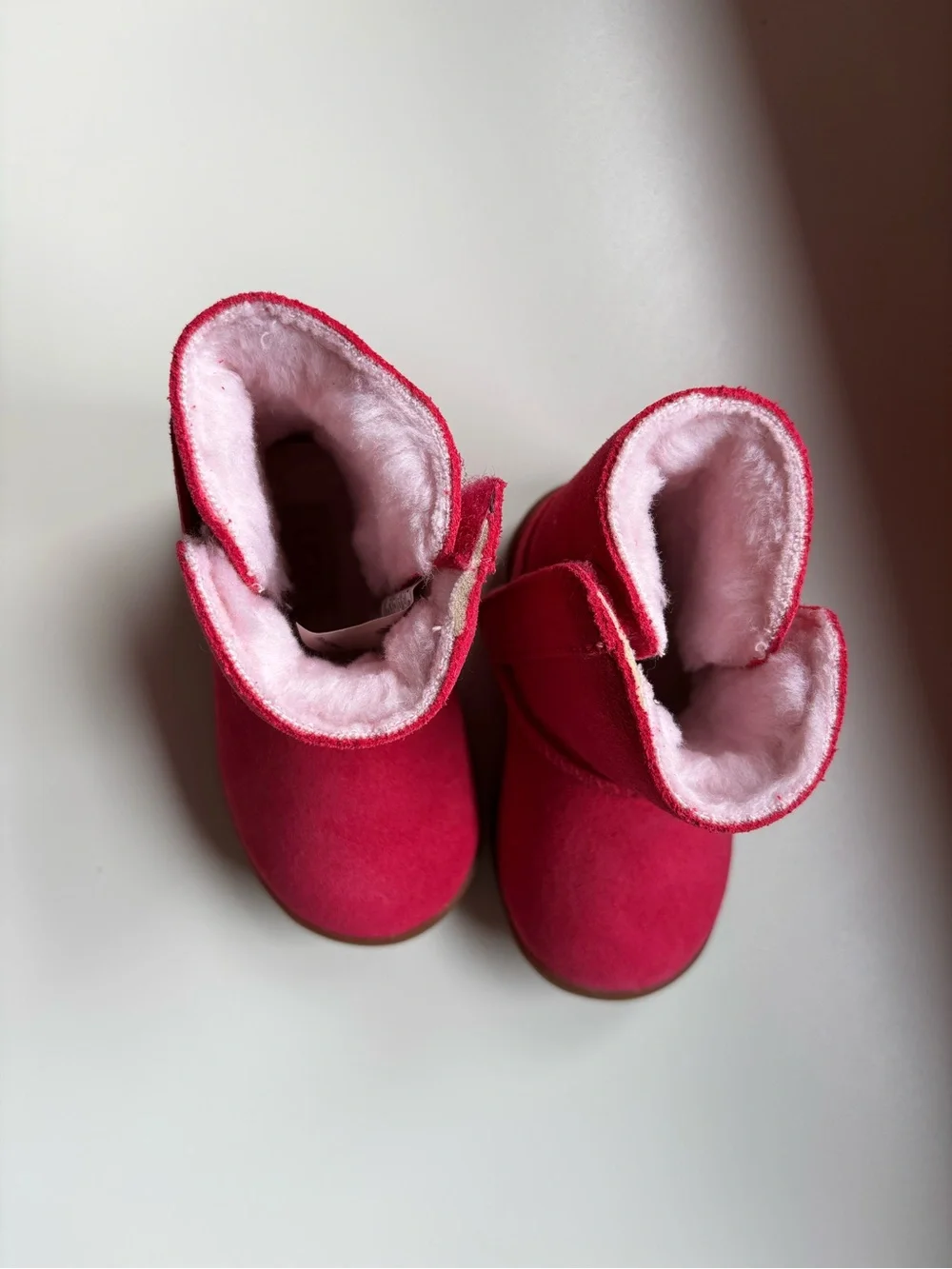 UGG Toddlers' Bright Pink Suede Boots